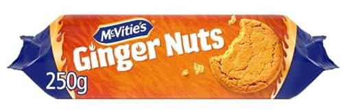 Ginger Nut Biscuits 250g Deliciousness that brings a smile Gift Hamper Treat For All Occasions (Pack Of 2)