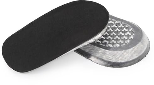 1 paire de Semelles de Talon d'augmentation la Hauteur en Gel, Talonnette Grandissante Invisibles pour Homme et Femme Absorption des Chocs Hauteur 1.5cm