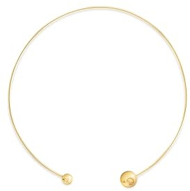 Calvin Klein Offenes Halsband für Damen Kollektion SCULPTURAL BUBBLES in Gelbgold - 35000785