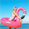 Bouée Géante Flamant Rose Gonflable pour Piscine, Matelas Flottant XXL 115 cm, Rose