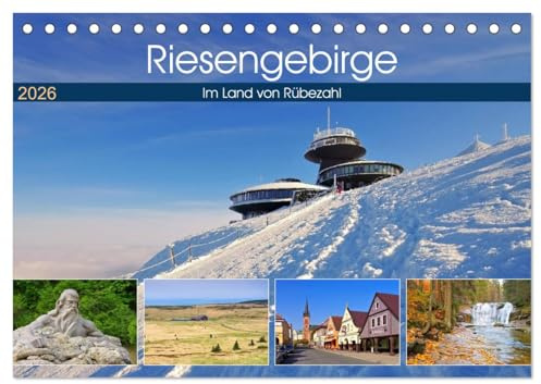 Riesengebirge - Im Land von Rübezahl (Tischkalender 2026 DIN A5 quer), CALVENDO Monatskalender: Bilderreise durch das Riesengebirge (CALVENDO Orte)