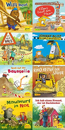 Pixi-8er-Set 276: Pixis Fahrzeuge auf der Baustelle (8x1 Exemplar) (276)