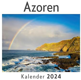 Azoren (Wandkalender 2024, Kalender DIN A4 quer, Monatskalender im Querformat mit Kalendarium, Das perfekte Geschenk)