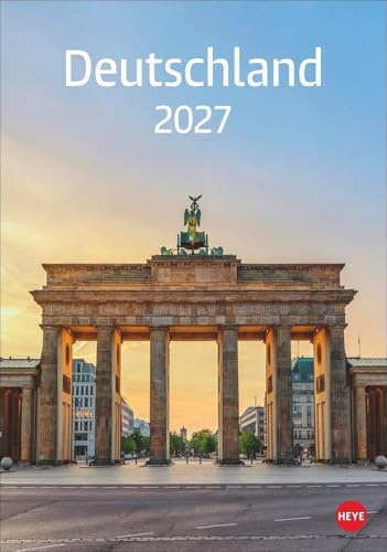 Deutschland Kalender 2027: Die schönsten Aussichten Deutschlands in einem Kalender mit viel Platz für Eintragungen. Hochwertiger Fotokalender mit Monatskalendarium.