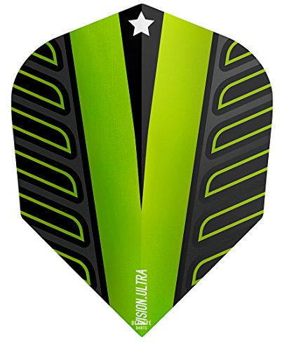 TARGET Voltage Rob Cross Vision Ultra Dart Flight in 6 Farben 4 Flightformen/Shapes Neu 2018 (540.333300-Grün)