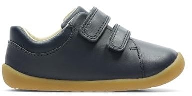 Clarks Boy's Roamer Craft T Sneaker, Navy Leather, 2.5 UK Child Wide