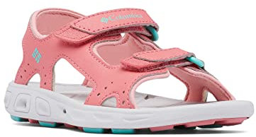 Columbia Childrens Techsun Vent Sandales De Randonnée Et Trekking pour Mixte enfant, Rouge (Wild Salmon x Dolphin), 25 EU