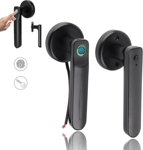 Levier D'entrée sans Clé Biométrique D'empreinte Digitale de Serrure de Poignée de Porte Intelligente D'alliage sans fil pour la Sécurité à la Maison