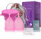 Menstruationstasse Aomiduo Menstrual cup mehrwegbecher menstruationstasse aus medizinischem Silikon-Größe L (Gross) und L (Gross) enthalten(Presented Storage Cup) geeignet für Frauen nach der Geburt