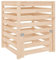 vidaXL Composteur 63,5x63,5x77,5 cm Bois Massif de pin