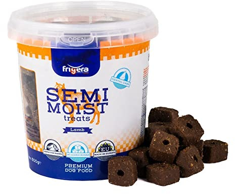 Frigera - Semi-Moist Soft Treats Lamm 500g - Weiche Hundeleckerlis, Leckere Belohnung für Training & Zwischendurch, Ohne Zugesetzten Zucker, Hergestellt in Belgien