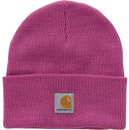 Carhartt Kinder-Acryl-Strickmütze, Super Pink, 8-14 Jahre