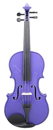 Anfänger Geige Rosa Violine 4/4 Ahornplatte Für Anfänger, Geeignet Für Musikkurse, Studienornamente Mit Praktischen Teilen (Color : Purple)