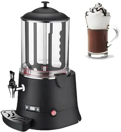 ERICAT Chocolate Dispenser Warmer, Commercial Hot Chocolate Maker With LED Display Screen, 5l Large Capacity And 30℃~90℃ Temperature Range, Detachable Part Design And Rapid Melting, For Restaurants