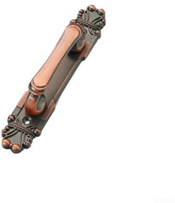 DAZZLEEX Aluminum Alloy Antique European Style Door Handle Decoration for Furniture, Cabinets, Drawers, Wardrobes(Red Bronze 165MM)
