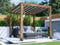 Dunster House Wooden Garden Pergola with Roof – 2.5m x 2.5m Pressure Treated Timber Outdoor Canopy Shelter, TerraCube