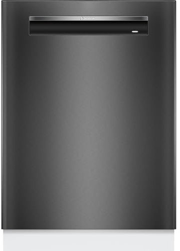 Bosch SMP4ECC71S, Serie 4, Smarter Unterbau-Geschirrspüler, 60 cm, Besteckschublade, Spülmaschine besonders leise, höhenverstellbarer Oberkorb, automatische Türöffnung, Black Inox, AquaStop