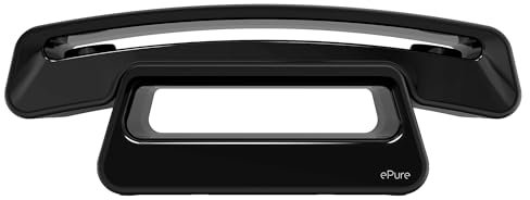ALCATEL ePure Handset - Portatile Aggiuntivo Per Telefono Fisso cordless DECT ePure Premium & ePure Iconic - Design Senza Tempo - Facile Installazione - Nero