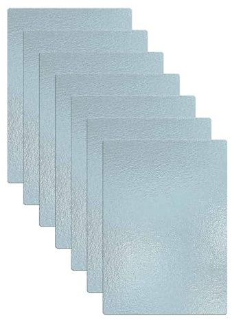 Sublimation Glass Chopping Boards| Clear Tempered Glass Cutting Board | Non-Slip, Heat-Resistant Kitchen Worktop Saver & Tabletop | Ideal for Kitchens, Food Prep & Serving, 20x28cm (Pack of 7)