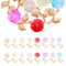 Beadthoven Blumen-Charms zum Basteln von Halsketten, Armbändern, Ohrringen, Schmuckherstellung, Acryl