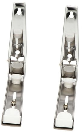 KICHOUSE 2piezas Estante Multifuncional Acero Inoxidable Unidades Rejilla Para Horno Microondas Soporte Retráctil Diseño Espacio Optimizado