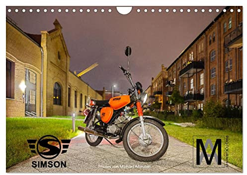 Simson S51c (Wandkalender 2025 DIN A4 quer), CALVENDO Monatskalender: Simson Mopeds (CALVENDO Technologie)