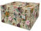 Dutch Design Brand Aufbewahrungsbox mit Deckel – FSC-zertifizierter, recycelbarer Karton (Größe: 38,9 x 31,8 x 21,1 cm) (Botanical)