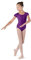Bloch Dance Girls Dujour Microlux Gymnastikanzug, kurzärmelig