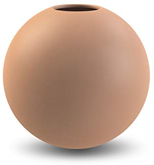 Cooee Design Ball Vase, Keramik, Cafe Au Lait, 10 cm