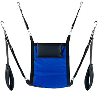 BDSM - Altalena sessuale per sesso in poliestere, con accessori (nero/blu)