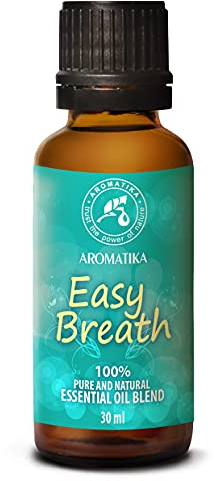 Duftmischung Leichter Atem 30ml - Eukalyptusöl und Fichtennadelöl - Ätherische Öle für Diffusers und Duftlampen - Aromatherapie Öle für Seifenherstellung - Ölmischung - Nadelholz Duftöl