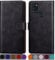 SUANPOT [RFID Schutz für Samsung Galaxy A21S 5G Hülle PU Leder Handyhülle Lederhülle Klapphülle Kartenfach Flip Cover für Samsung A21S Handy hülle Leather Wallet Phone Case Schwarz