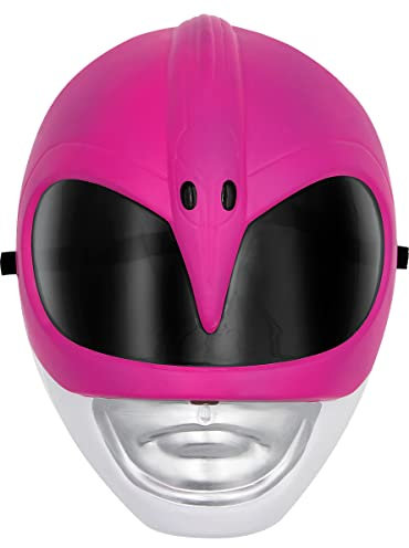 Funidelia Masque Power Ranger rose pour fille. Accessoires de déguisements pour enfant