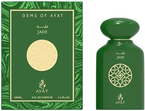 AYAT PERFUMES Eau de Parfum Gems of AYAT – Jade 100 ml – arabischer Duft für Männer & Frauen – Orientalisches Oud hergestellt und entworfen in Dubai – Noten: Rose, Iris, Vanille und Patchouli