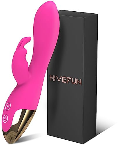 HIVEFUN Juguetes sexuales para mujeres Solo Vibrador, sexuales de para mujer Consolador Vibradores eróticos Clítoris anal y Estimulación del punto G Juguetes, 10 Vibración para mujeres para parejas