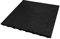 Fallschutzmatte Schwarz| 50x50 cm | 25 mm Starke Sicherheitsmatte | Stoßdämpfende Gummimatte | rutschfest und Robust | Geeignet für Spielplätze, Fitnessräume, Outdoor-Bereiche