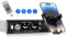 CAMECHO 1 Din Car Radio Bluetooth Handsfree, Single Din Car Stereo System with Phone Holder, MP3 Player Support FM Radio, Dual USB TF AUX Input, Colorful Lighting