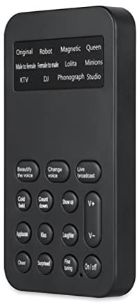 Mini Voice Changer Portable Voice Changing Modulator Device with 12 Changes