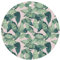 Green Palm Tree Leaves Pink Printing 10 Pcs Air Freshener Cards,Car Scented Hanging Sheets Air Freshener Set For Car Decoration