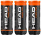 PADEL , 3 Dosen Pro Unisex Erwachsene, Gelb, M