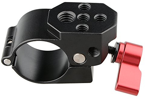 CAMVATE 30mm Monitor Mount Rod Clamp for Ronin-M Gimbal Stabilizer (Red)