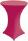 Gastro Uzal Hussen für Stehtische und Bistrotische Stretch Stehtischhussen überwurf (pink/Rose, Ø80-85)