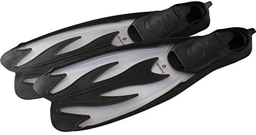 Tecnopro Uni Flosse F5 J, Transparent/Black, 34-35