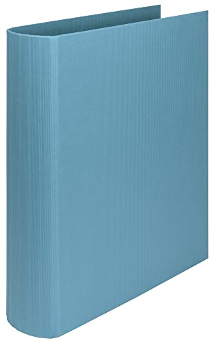 Rössler Papier 1316452155 - S.O.H.O. Ringbuch für DIN A4, 5 cm Füllhöhe, 4-Ring-Mechanik, Denim, 1 Stück