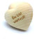 Thankgoods Sag´s mit HERZ Handschmeichler aus Zirbenholz Du bist wertvoll!