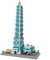 WANGE Taipeh 101 Baustein-Architekturmodell Taipeh 101