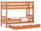 WNM Group 2in1 Etagenbett oder 2 Einzelbetten - Hochbett mit Rausfallschutz und 2 Schubladen Sophie - Kinderbett Ausziehbar - Absturzsicherung Ausziehbett 90x190 cm/90x180 cm - Erle