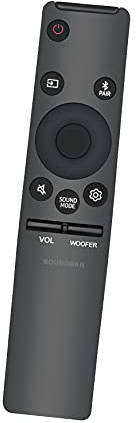 AULCMEET 6in1 AH59-02767A AH59-02767C AH81-09773A AH81-09748A AH81-11678A WIR113001-C201 Soundbar-Fernbedienung für Samsung Lautsprechersystem ersetzen HW-T50M HW-T510 HW-T550 HW-S40T HW-S41T HW-T45C
