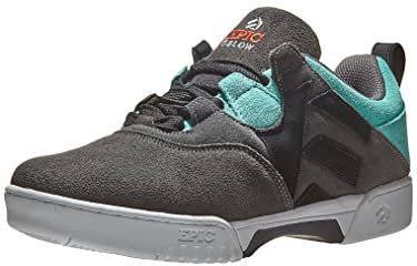 Powerslide Epic Grindshoes Epic Hype Trainers, Dark Grey and Light Blue, Dark grey light construction, 7 UK