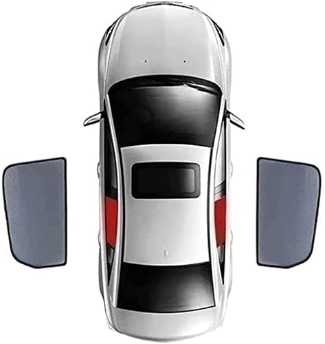 Auto Seitenfenster Sonnenschutz für BMW X1 F48 2015-2021,Front Heck Magnetischer Window Sun Shade Visor Privacy Protection Covers Auto Accessories,2pcs-Rear-Door